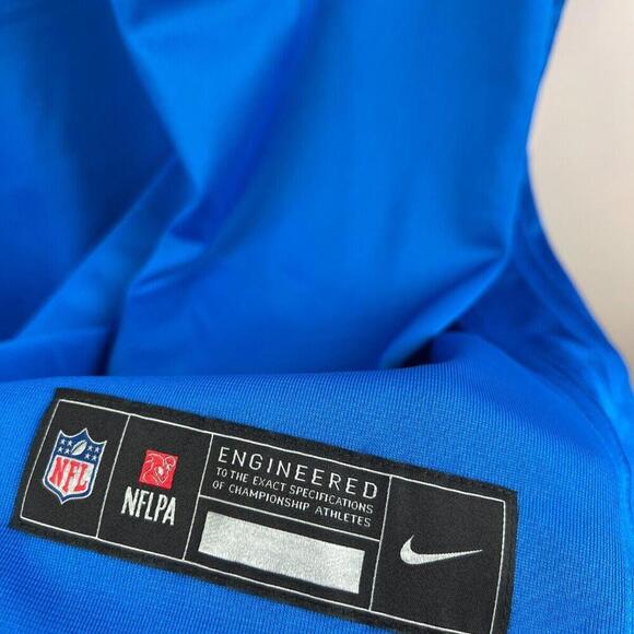 Men’s Detroit Lions Custom “SCHICK” #25 Nike Game Jersey Blue XL – NWOT 11/2024 - Picture 6 of 7